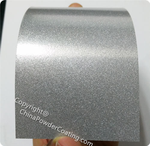 Chrome Silver Metallic Powder Coating Paint Colors