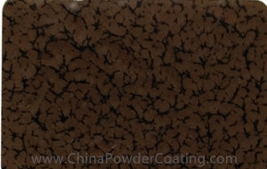 Chocolate Brown leaf vein powder coating