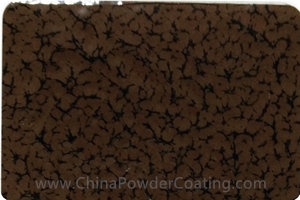 Chocolate Brown leaf vein powder coating