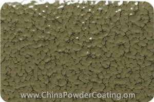 Olive Grey leaf vein powder coating