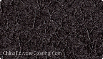 black crackle wrinkle powder coating