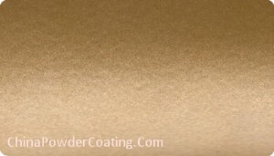 gold metallic powder coating