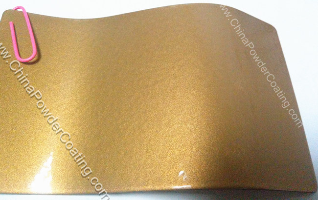 Gold metallic powder coating,powder paint