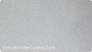 metallic silver powder coating