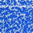 silver blue powder coating