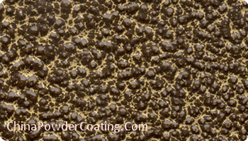 Antique bronze powder coating