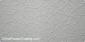 white crackle wrinkle powder coating