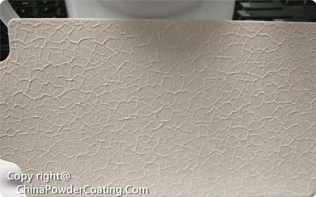 RAL9016 white crocodile powder coating