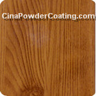 wood grain powder coating