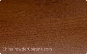 Wood grain finish powder coating-wood transfer printing powder coating