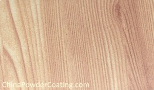 wood finish powder coating