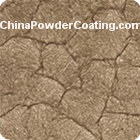 Craquelure powder coating