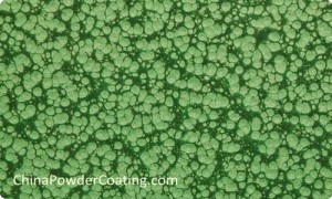 Green hammer powder coating