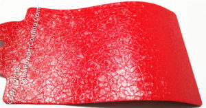 Red crocodile powder coating