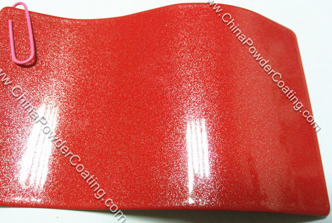 red pearl powder coating