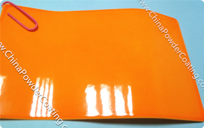 candy light orange powder coating