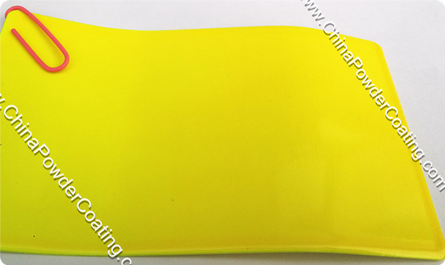 candy yellow powder coating