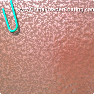 red copper vein texture powder coating paint