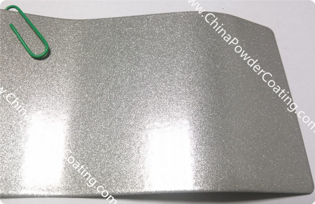 Sparkle Silver powder coating