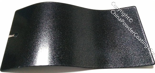 candy silver black powder coating paint