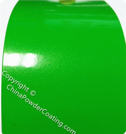 pearl silver green powder coating paint
