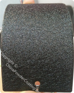 Black Leather tone powder coating paint