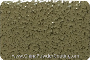 Olive Grey Leaf Vein powder coating paint