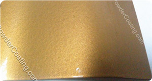 Metallic Gold Color powder coatings