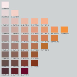 munsell color chart