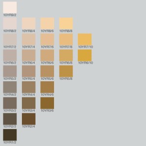 munsell color chart