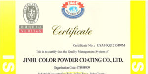 Powder Coating paint color certification